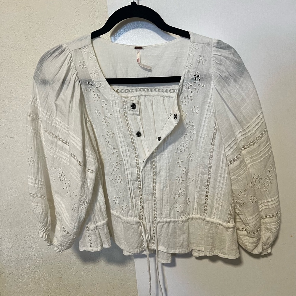 Free People Flowy Blouse